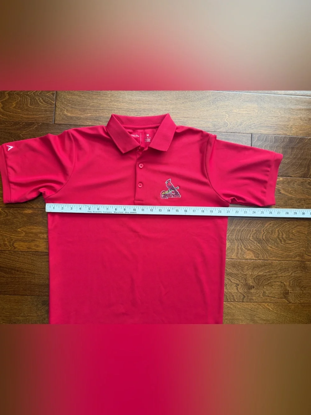 Antigua St. Louis Cardinals Red Polo Shirt Men's Size Medium MLB Baseball